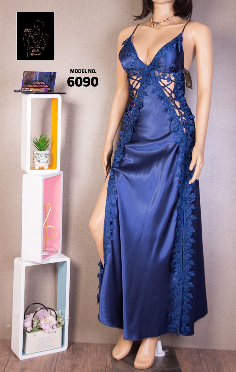 blue dress